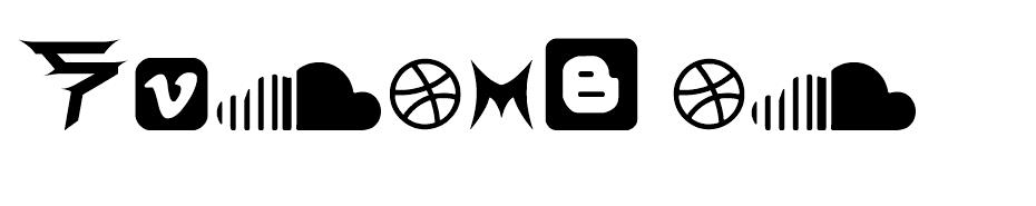 Social Icon font